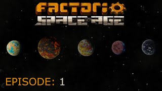 Crashing Onto The First Of Many Planets  Factorio Space Age 1 [upl. by Oznarol312]