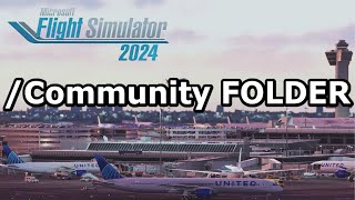 How to CHANGE COMMUNITY FOLDER LINK for Microsoft Flight Simulator 2024 [upl. by Akcirderf]