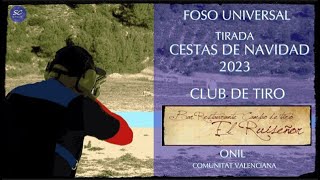 FOSO UNIVERSAL TIRADA CESTAS DE NAVIDAD 2023 CT quotEL RUISEÑORquot ONIL Comunitat Valenciana 4K [upl. by Satsoc]