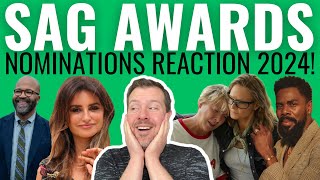 SAG Award Nominations LIVE REACTION 2024 [upl. by Eceinej]