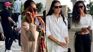 Virat Kohli Kareena Kapoor Khan Ayesha Shroff Neha Dhupia Flying From Mumbai Spotted At Airport [upl. by Miyasawa330]