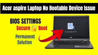 Acer aspire Laptop No Boot Device  Bios issue again and again  Acer laptop Windows Issue [upl. by Zehcnas892]