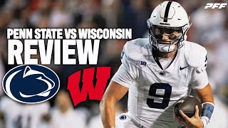 Penn State vs Wisconsin Review  PFF Grade Release Show [upl. by Fonz]