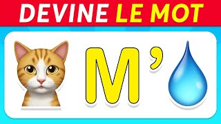 Devine le MOT en ÉMOJIS 🦁🍎✅ Quiz Émoji  Robo Quiz [upl. by Eihpos]