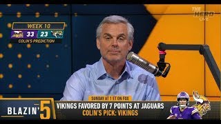 THE HERD  Colin Cowherd CONFIDENT Minnesota Vikings Will DOMINATE Jags  NFL [upl. by Aisilef]