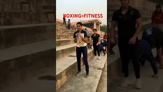 BOXING IN FARIDABAD boxing boxfitworkout crossfit fitness boxfit weightloss punjabi music [upl. by Ttegirb]