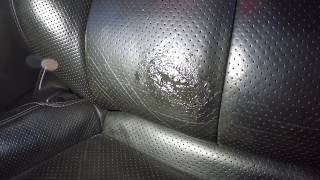 Permatex Leather repair on an Infiniti G37 [upl. by Nnalatsyrc]