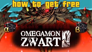 HOW TO GET OMEGAMON ZWART D  DIGIMON MASTERS  DMW [upl. by Drucill]