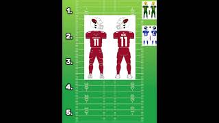 Blind Rank NFL Uniforms 1 nfl blindrank uniform [upl. by Jilleen]