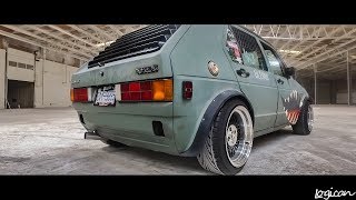 Tylers 32 VR6 Swap MK1 Rabbit  Logican [upl. by Chas880]