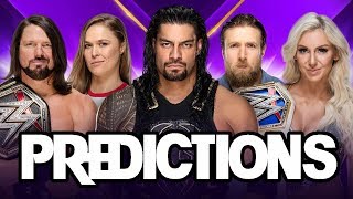 WWE WrestleMania 34 Predictions [upl. by Mcwherter3]