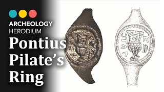 Pontius Pilate Ring Discovered at Herodium [upl. by Ynaffital]