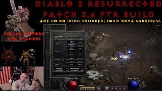 NEW Thunderstorm Nova Dream Sorceress  Diablo 2 Resurrected PTR Build [upl. by Erena686]