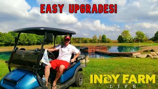 Easy DIY Golf Cart Modifications [upl. by Enelyw]