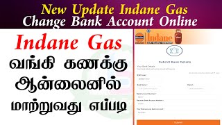 how to change indane lpg gas subsidy bank account online [upl. by Nnorahs]