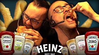 ¡PROBANDO TODAS LAS SALSAS HEINZ 🌶️ XOKAS EATS AD 🍟 [upl. by Arvie146]