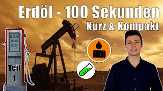 Die ENTSTEHUNG VON ERDÖL in 100 Sekunden  Kurz amp Kompakt  Chemie  TheScienceShow [upl. by Phiona235]