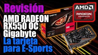 Revisión AMD RADEON RX550 OC Gigabyte  Droga Digital [upl. by Jacki821]