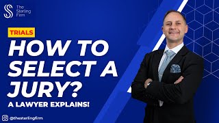 HOW TO SELECT A JURY HOW DOES A JURY SELECTION WORKS  lawyer [upl. by Nikos]