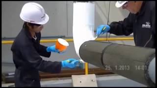 Insulation coating demonstration with Belzona 3211 [upl. by Shewchuk284]