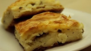 Turkish Water Borek Delicious Cheese Borek Recipe [upl. by Aznofla]