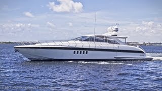 2007 80 Mangusta  Mike Burke HMY Yacht Broker [upl. by Arbas]