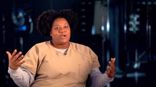 Orange Is The New Black Adrienne C Moore quotBlack Cindyquot Season 2 On Set TV Interview  ScreenSlam [upl. by Modie]