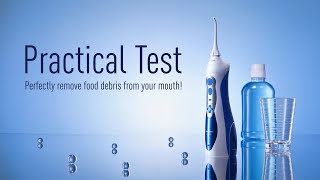 Panasonic Oral Irrigator  Practical Test [upl. by Lazaruk]