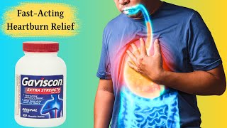 Gaviscon Extra Strength Antacid Tablets  FastActing Heartburn Relief [upl. by Soulier127]