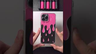 Satisfying Phone Case with Drip Technique 💖✨🎨 artandcraft [upl. by Herby]