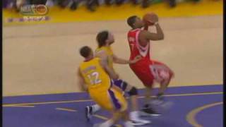 Shannon Brown goes for another amazing block head by the rim [upl. by Germin23]