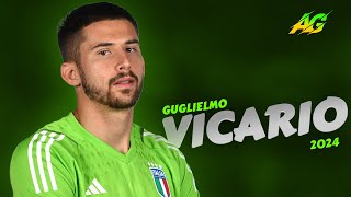 Guglielmo Vicario 202324 ● The Italian Wall ● Best Saves  HD [upl. by Delinda]