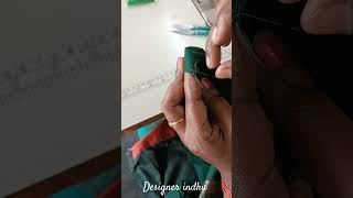 Hook stitching tutorial viralshort tailoring blousedesign [upl. by Bui36]