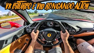 LAMBORGHINI V10 E FERRARI 488 ACELERANDO TUDO🔥 AUMENTA O VOLUME [upl. by Aileve360]