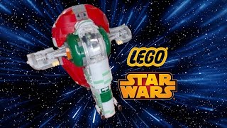 LEGO Star Wars 75243 20th Anniversary Slave 1 Modification Interior Seismic Charge Stand [upl. by Elgar]