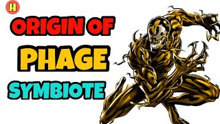 Who is Phage Origin of Phage Symbiote Explained in hindi Marvel Villain  Supervillain origin [upl. by Olracnaig]