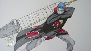 How to draw Hoshigaki Kisame 干柿鬼鮫 [upl. by Paulson69]