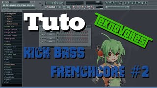 Comment créer synthétiser un KickBass Frenchcore avec le Harmor de Fl Studio [upl. by Verlee]