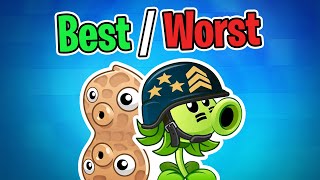 Ranking Every Peashooter in PVZ 2 [upl. by Hoopen]