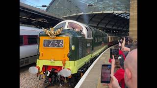 The Deltic Delight D9000 55022 at Newcastle Station 240922 [upl. by Enaid]