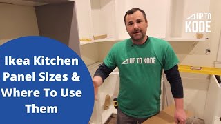 Ikea Kitchen Panel Sizes amp Where To Use Them [upl. by Emaj957]