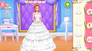 Fun Bridal Makeup game Color Hairstyle Dress Up Cake Decorating Games For Girls [upl. by La536]