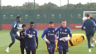 Man United goalkeepers training ahead Arsenal vs Man United🔥 [upl. by Nimra342]