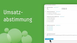 Umsatzabstimmung mit bexio I bexioSupport [upl. by Rosalinde]