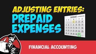 Adjusting Entries for Prepaid Expenses Financial Accounting Tutorial 20 [upl. by Alimak]