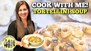 🍲 TUSCAN TORTELLINI SOUP with ITALIAN SAUSAGE 🍲  COSORI MULTICOOKER RECIPE  COOK WITH ME [upl. by Odrarej]