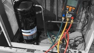 HVAC  Compressor Changeout with 407c Conversion [upl. by Abad219]