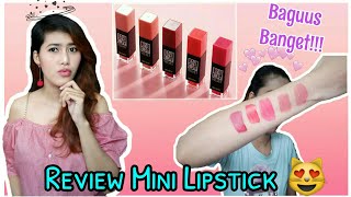 Review Liquid Lipstick  GECOMO [upl. by Nnayllas]