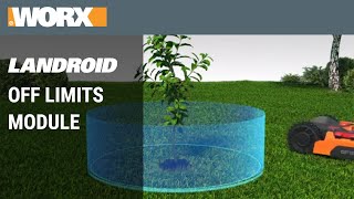 Off Limits Module  WORX Landroid robotic mower [upl. by Eerpud711]