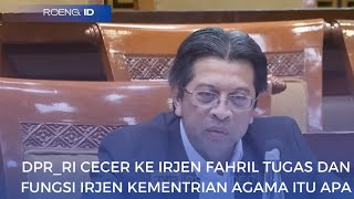 DPRI RI Tupoksi dan Fungsi Irijen [upl. by Norty970]